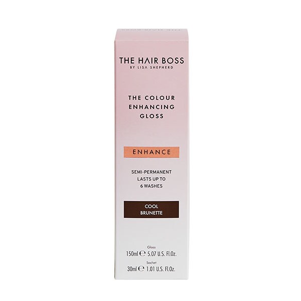 The Hair Boss Colour Enhancing Gloss Cool Brunette
