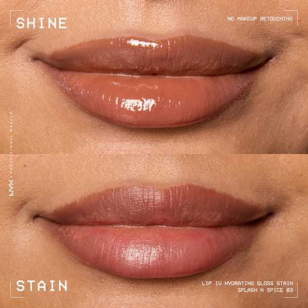 NYX Professional Makeup Lip IV Hydrating Lip Stain Gloss Splash Spice