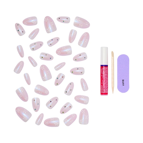 Kiss GLAM Jewel Nails - Breeze of Bliss