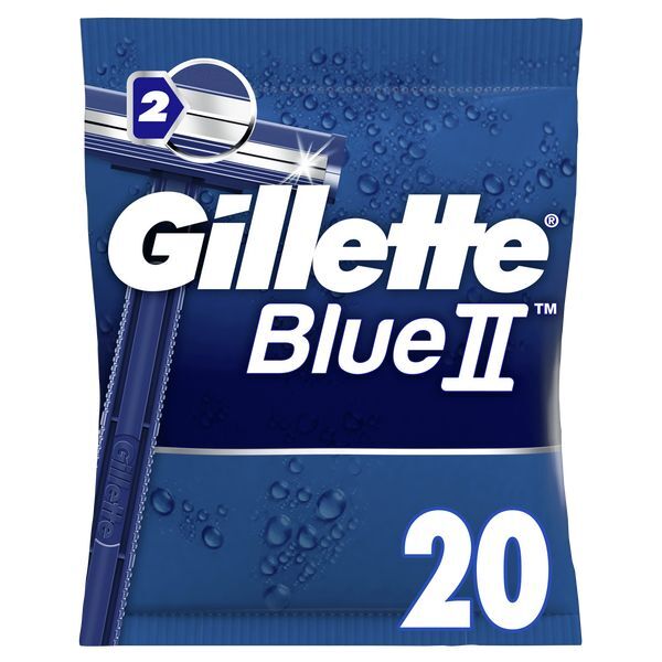 Gillette Blue II Men's Disposable Razors x20