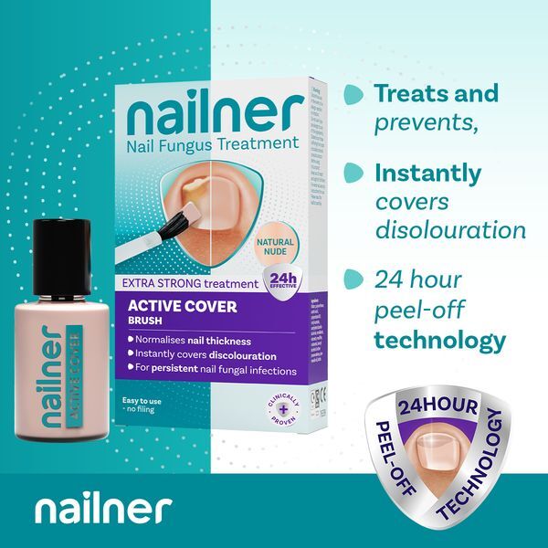 Nailner Active Cover Nail Fungus Treatment Natural Nude