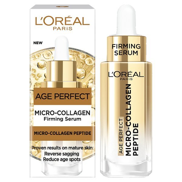 L'Oreal Paris Age Perfect Micro-Collagen Firming Serum - Micro-Collagen Peptides + Niacinamide, 30ml