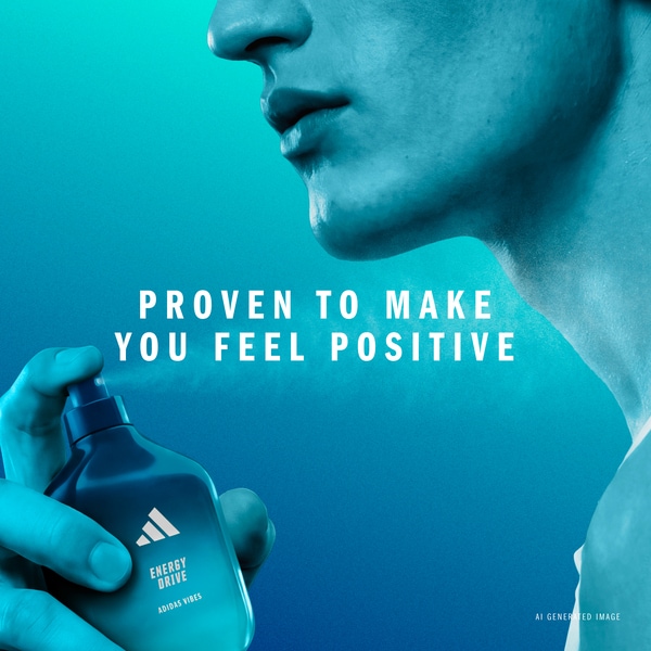 adidas Vibes Energy Drive Eau de Parfum, For All, 100ml