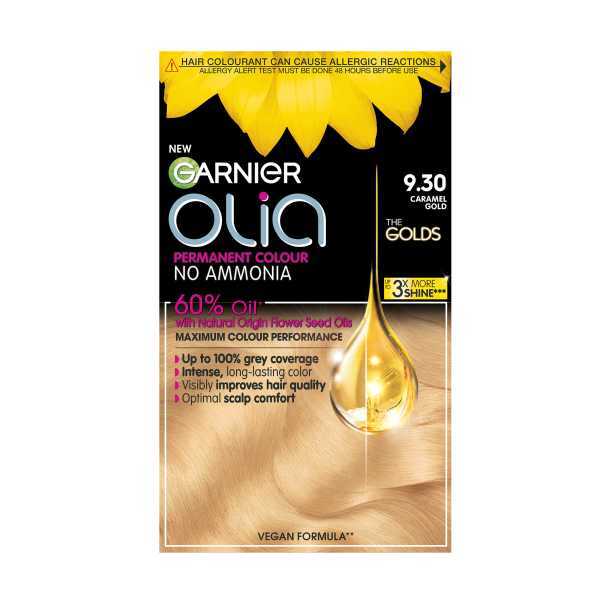 DNR Garnier Olia Gold 9.30 Caramel Gold Permanent Hair Dye