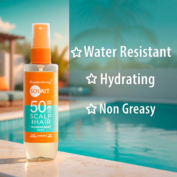 Solait Scalp and Hair Spray SPF50 100ml