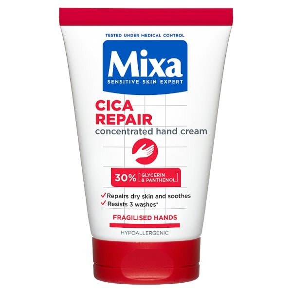 Mixa Urea Cica Repair Hand Cream Soothing Hypoallergenic Formula 50ml