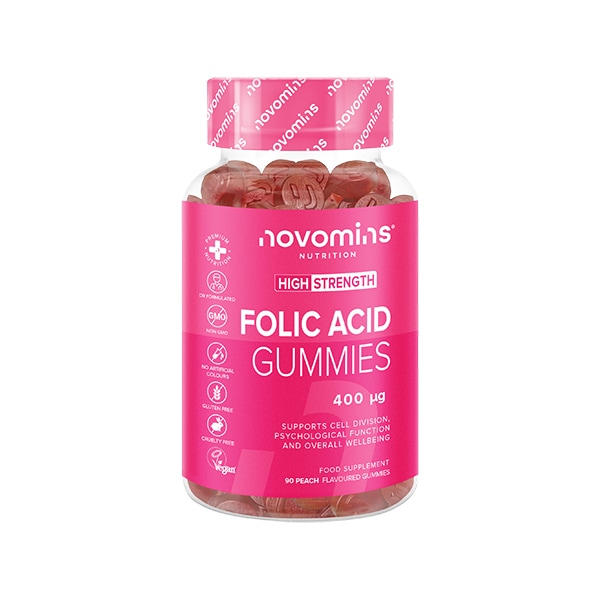 Novomins Folic Acid Gummies 90 Gummies
