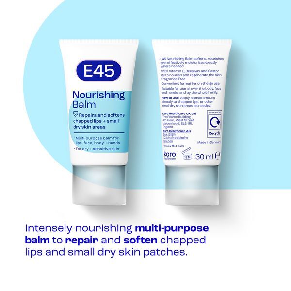 E45 Lips & Dry Skin Nourishing Multi-Purpose Balm 30Ml