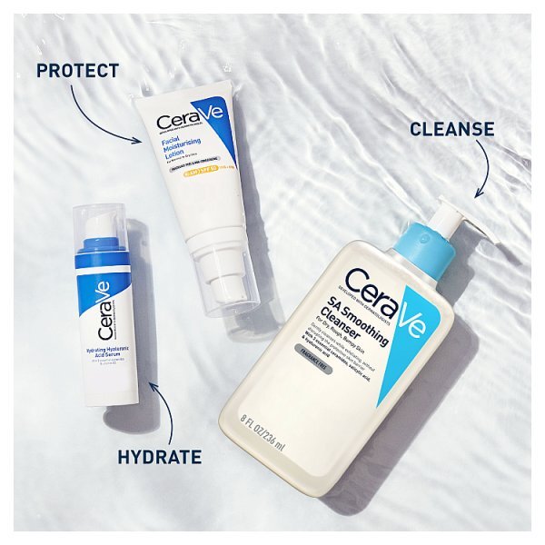 CeraVe SA Smoothing Cleanser with Salicylic Acid for Dry Skin 236ml
