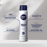 NIVEA MEN Sensitive Anti-Perspirant Deodorant Spray 250ml