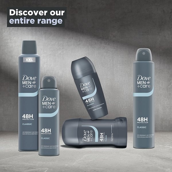 Dove Men+Care Classic Anti-Perspirant Roll On 50 ml