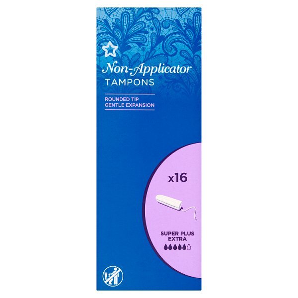 Superdrug Super Plus Ex Non Applicator Tampons X16