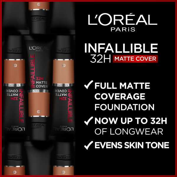 L'Oreal Paris Infallible 32H Matte Cover Foundation, 155