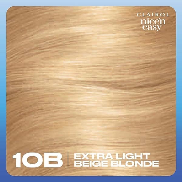 Clairol Nice'n Easy Hair Dye 10B Extra Light Beige Blonde