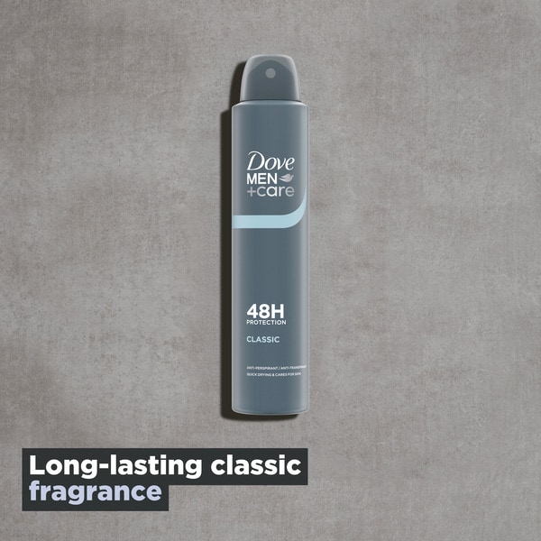 Dove Men+Care Antiperspirant Aerosol Deodorant Classic 200ml