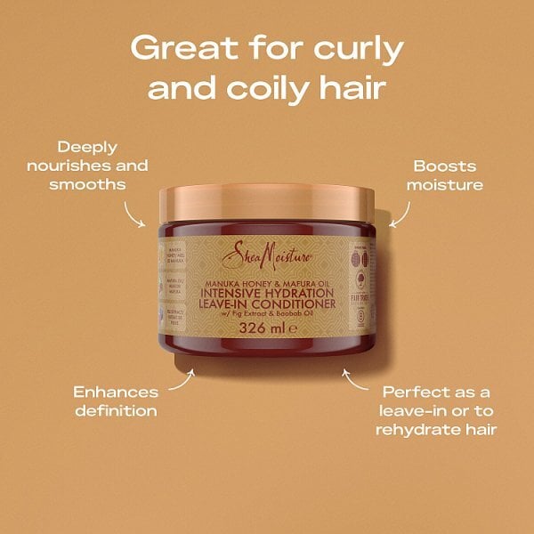 SheaMoisture Manuka Honey and Mafura Oil Leave In Conditioner 326ml