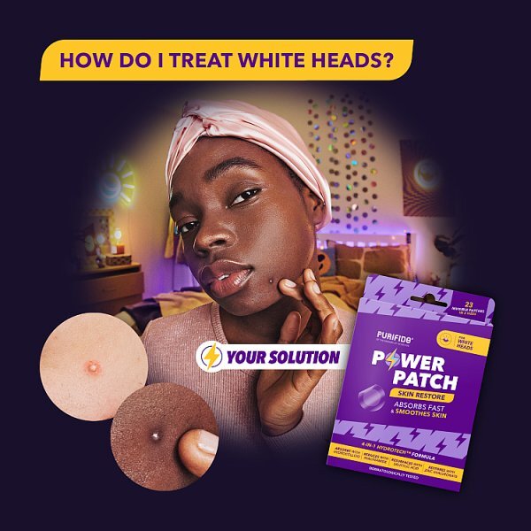 Purifide by Acnecide Skin Restore Patches for Whiteheads, 23