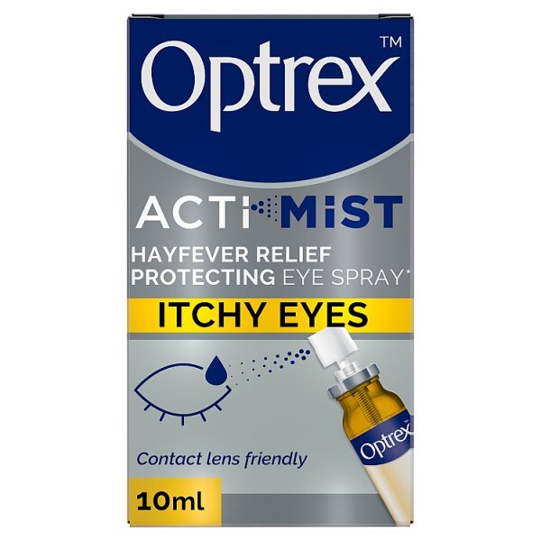 Optrex ActiMist Double Action Spray Itchy Watery Eyes 10ml