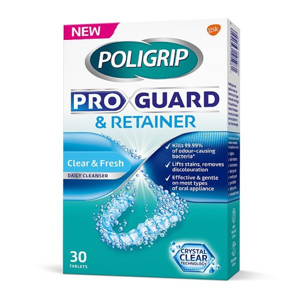 Poligrip Pro Guard & Retainer Daily Cleanser Tablets