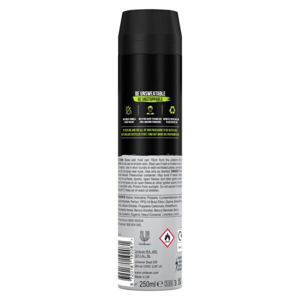 Lynx Antiperspirant Deodorant Aerosol Epic Fresh 250ml