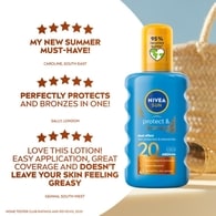 Nivea Sun Protect & Bronze Tan Activating Spray SPF20 200ml