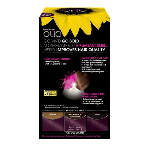 Garnier Olia Bold 3.16 Deep Violet Permanent Hair Dye