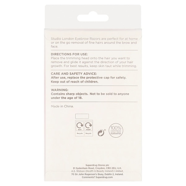 Studio Brow Razor 6 Pack
