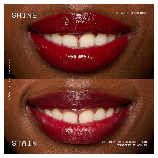 NYX Professional Makeup Lip IV Hydrating Lip Stain Gloss Cranberry