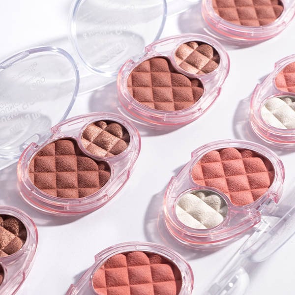 Barry M Cushy Cloud Bouncy Blush & Highlighter Duo Velvet Blush