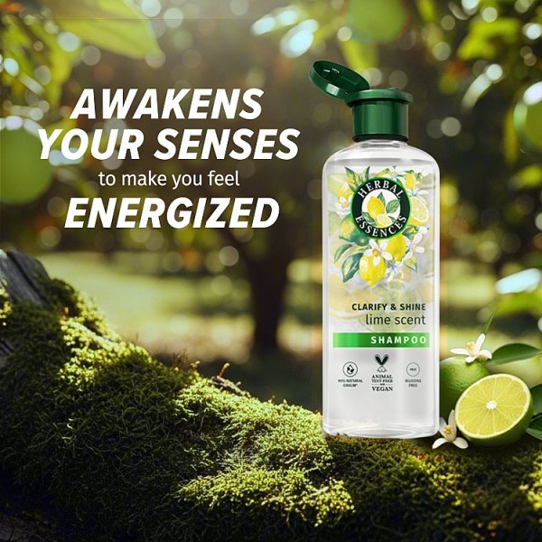 Herbal Essences Clarify & Shine Lime Scent Shampoo 350Ml