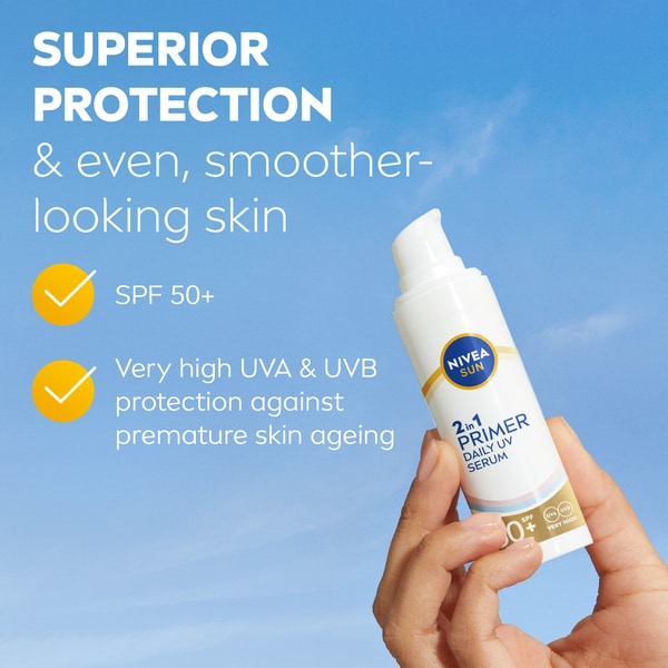 Nivea Sun Uv Face 2In1 Primer Daily Serum SPF50+ 30ml