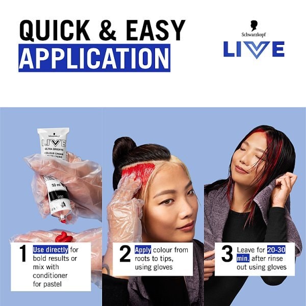 Schwarzkopf LIVE 025 Dusty Rose Semi-Permanent Hair Dye