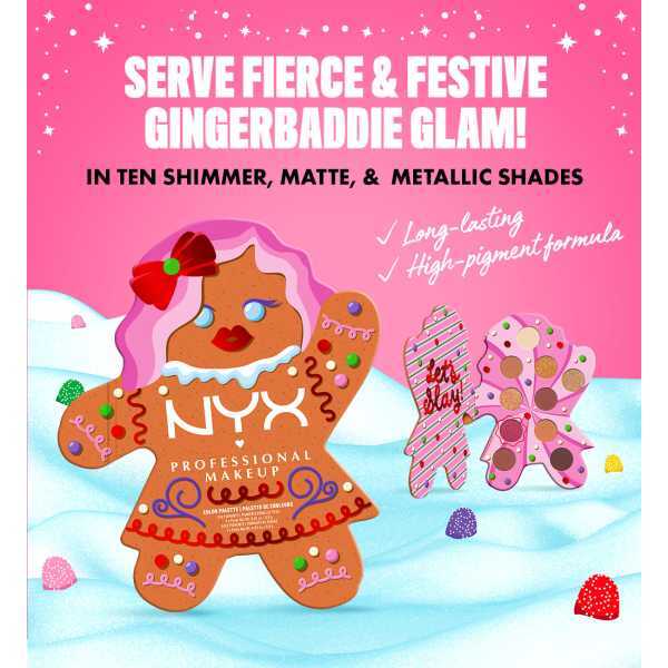 NYX Professional Makeup Gingerbaddie Eyeshadow Palette