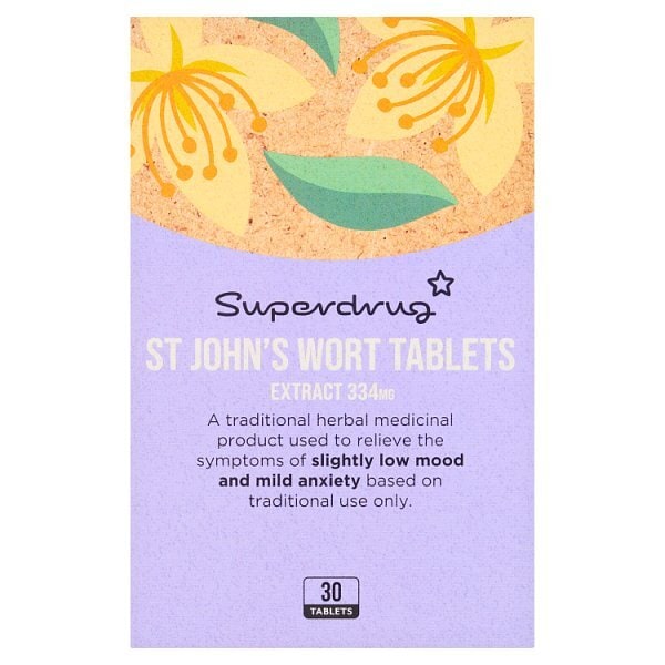 Superdrug St Johns Wort 334mg 30s