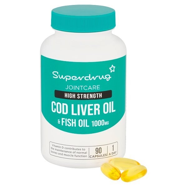 Superdrug Hs Cod Liver Oil 1000mg 90s