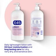 E45 Moisturiser Body Lotion for Dry & Sensitive Skin 1L