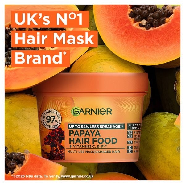 Garnier Ultimate Blends Hair Food Papaya Hair Mask 390ml