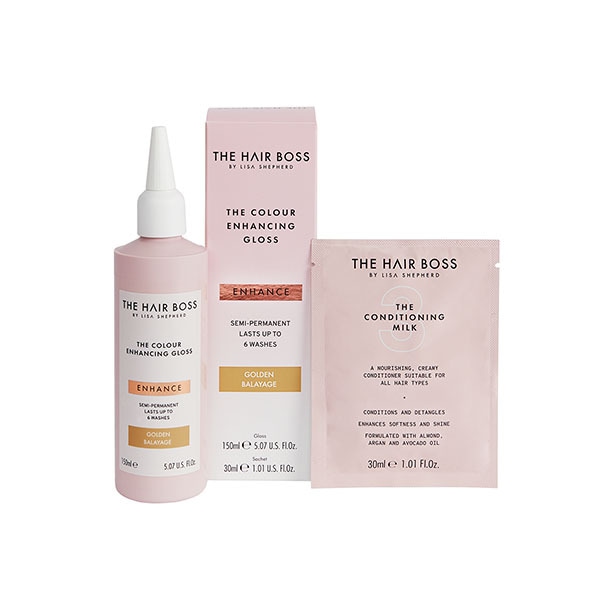 The Hair Boss Colour Enhancing Gloss Golden Balayage