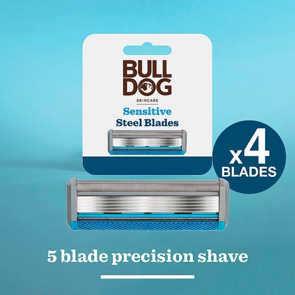 Bulldog Skincare Sensitive Razor Blades 4 Pack