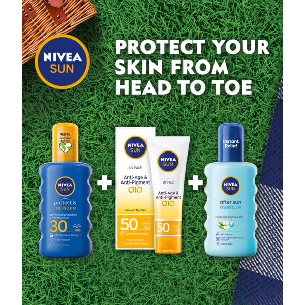 NIVEA SUN After Sun Moisturising Soothing Spray Lotion 200ml