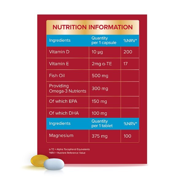 Seven Seas Omega-3 Plus Magnesium Duo Pack