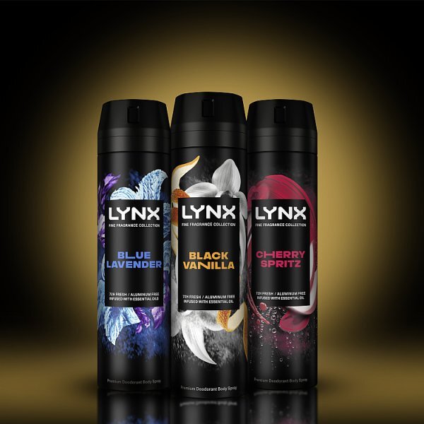 Lynx Fine Fragrance Collection Black Vanilla Body Spray 200Ml
