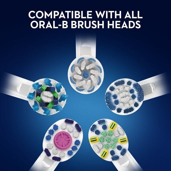 Oral B Genius 9000 Black Electric Toothbrush + 4 Brush Heads
