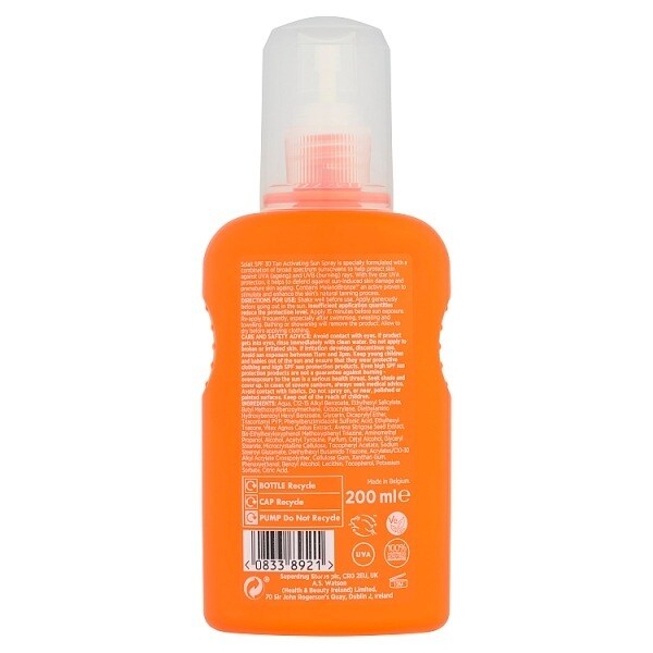 Solait Tanning Active Spray SPF30 200 ml 