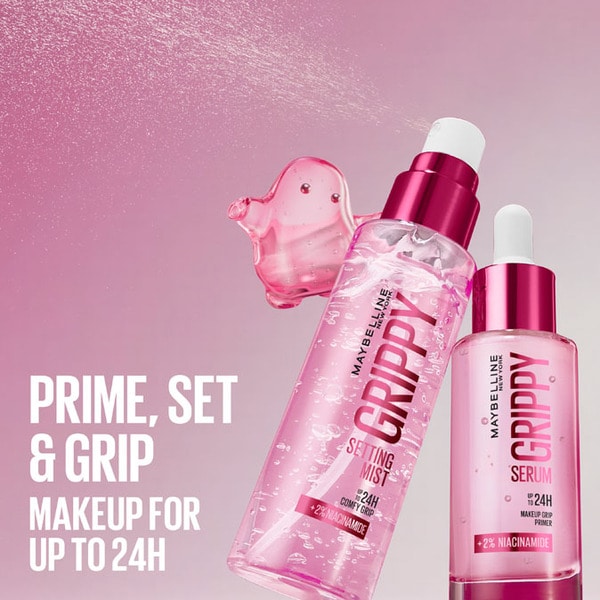 Maybelline Grippy Setting Mist & Garnier Over Makeup Mist