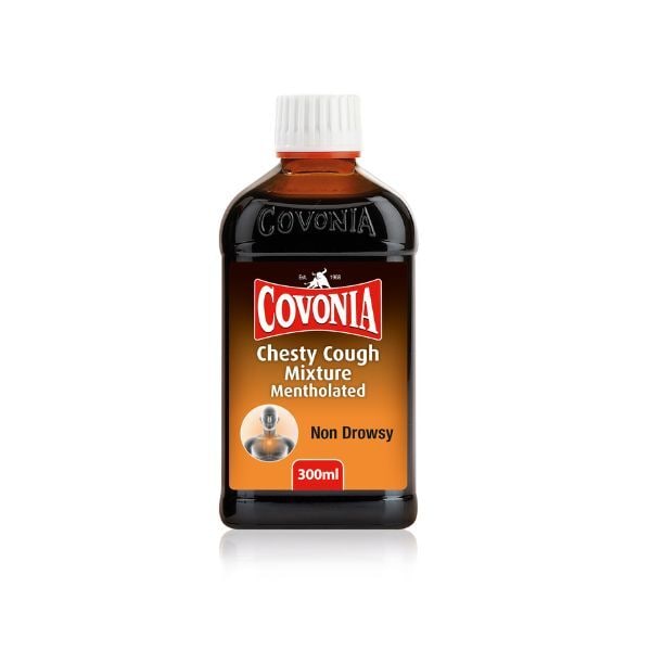 Covonia Chesty Cough Mixture Mentholated 300ml