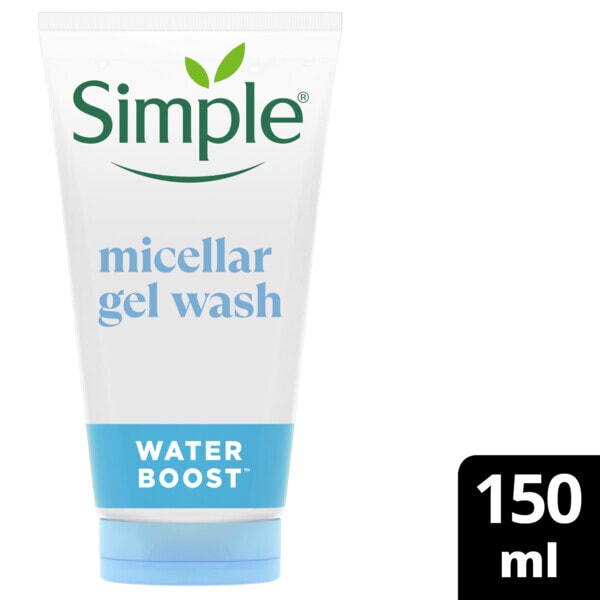 Simple Water Boost Micellar Facial Gel Facial Wash Cleanser