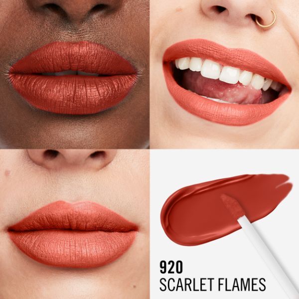 Rimmel Lasting Mega Matte Lipstick 920 Scarlet Flames