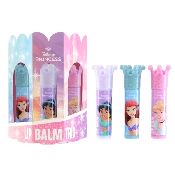 Disney Princess Lip Balm Trio 3x 3.5g