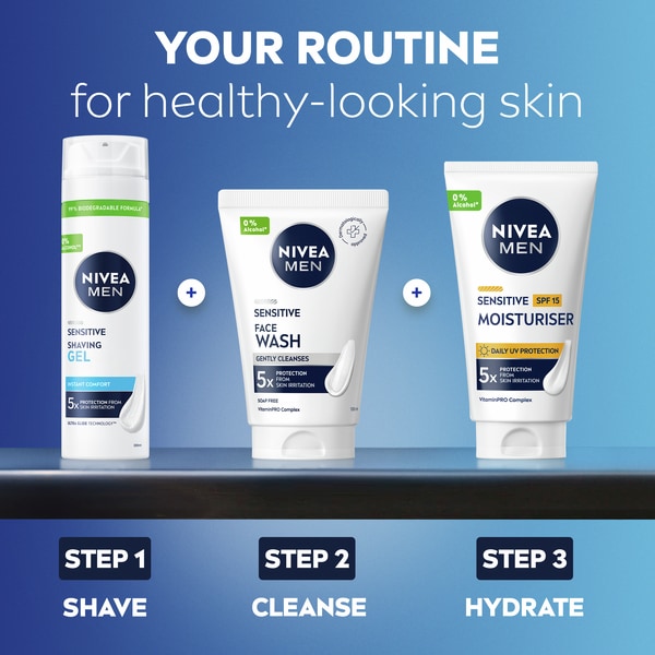 NIVEA MEN Sensitive Shaving Gel 200ml